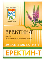 Эректин-Т таблетки №30 по 0,5 г.